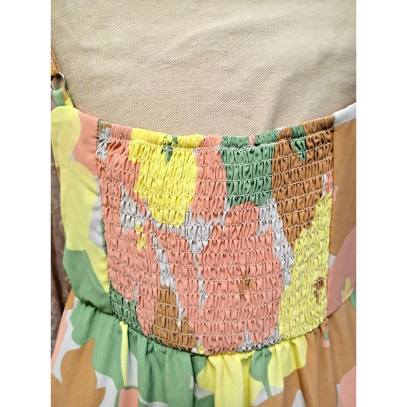 Anthropologie Social Standard Sanctuary Floral Collage Get-Away Maxi Dress Sz M - Picture 13 of 16